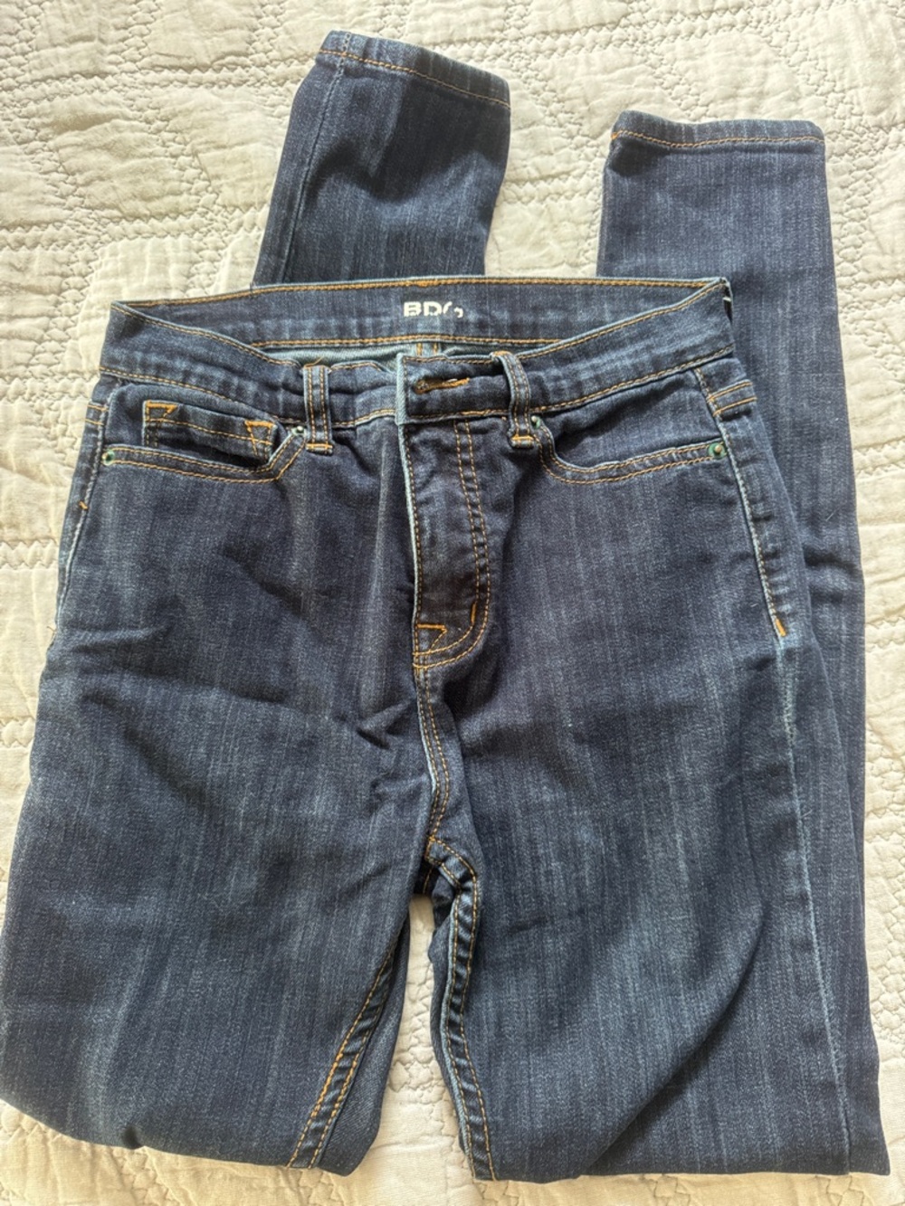 Vintage BDG Skinny Jeans in Dark Blue Wash